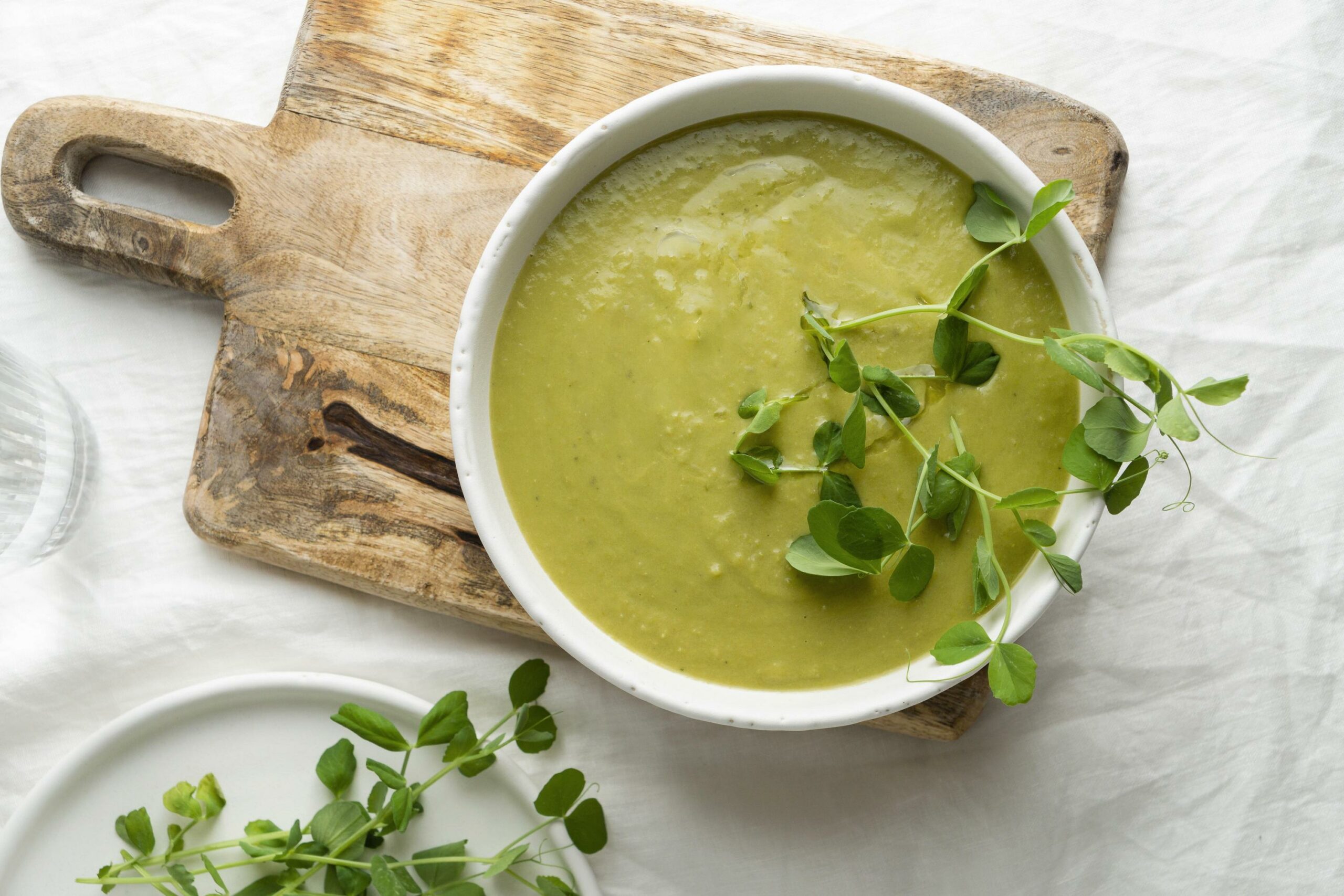 veloute de petit pois
